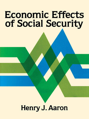 cover image of Economic Effects of Social Security